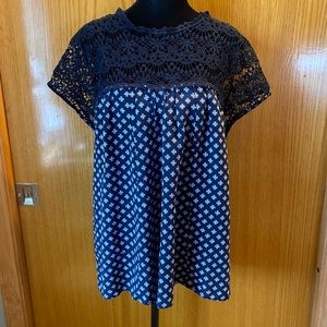 MAURICES Navy Blue Top
